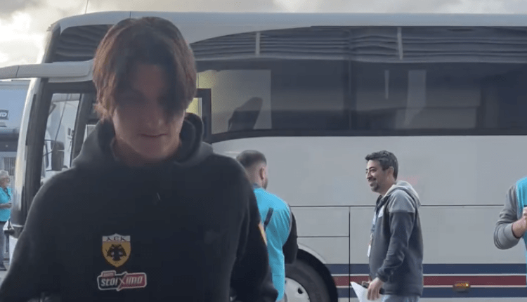 VIDEO από την άφιξη της ΑΕΚ στο γήπεδο του Απόλλων Λεμεσού